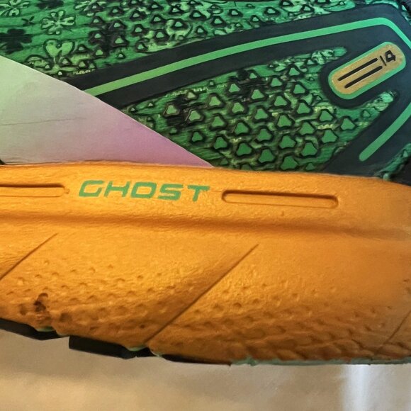 Ghost 14 Brooks Men Shamrocks Run lucky 11 Green Gold St Patty’s Day Green Irish - Picture 10 of 10